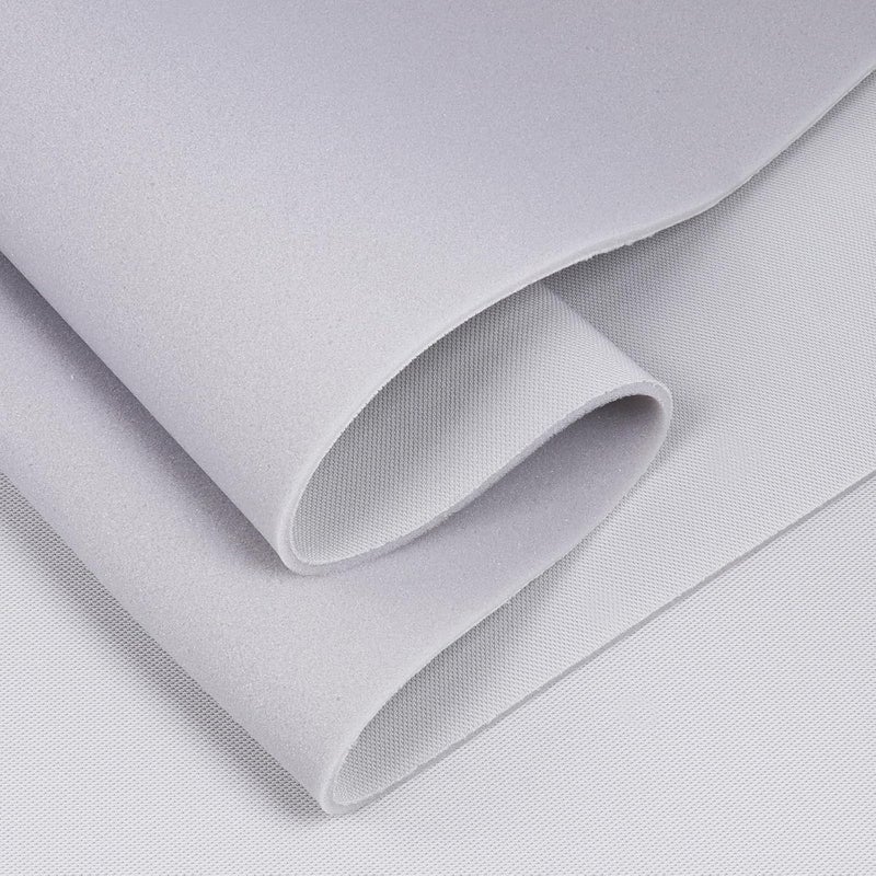 GoldWheel Auto Headliner Fabric Mesh Type 60inx55in with Foam Backing Interior Replacement Headliner Material, for All Vehicles RV Boat Home Roof Upholstery Fabric, Light Grey - Image 3
